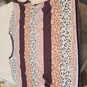 Women's 3XL Multi-color Animal Print T-Shirt